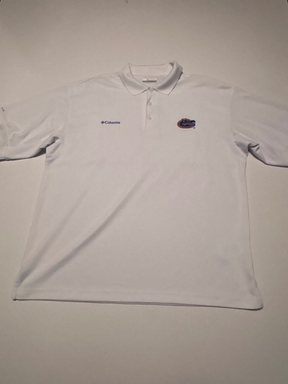 Mens Columbia PFG Florida Gator Polo Size Large
